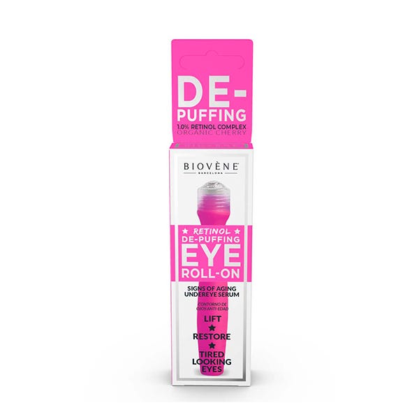 BIOVENE - Sérum Contour des Yeux Roll-On Rétinol De-Puffing