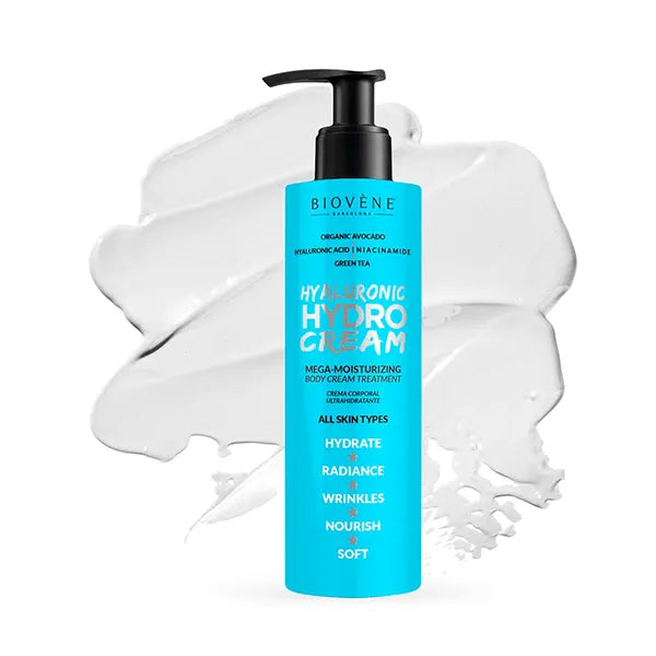 BIOVENE - Crème Hydratante à l’Acide Hyaluronique et Avocat Bio BIOVENE