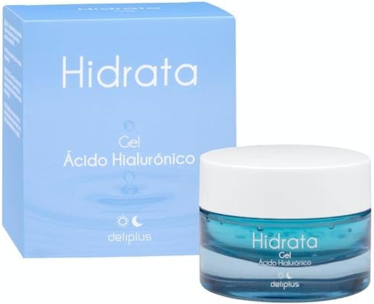 Deliplus – Gel Facial à l’Acide Hyaluronique Hydratant et Repulpant