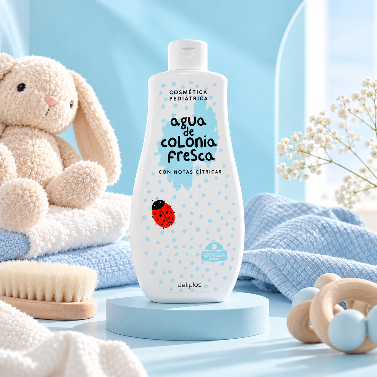 Deliplus - Eau de Cologne fraîche aux agrumes 600 ml
