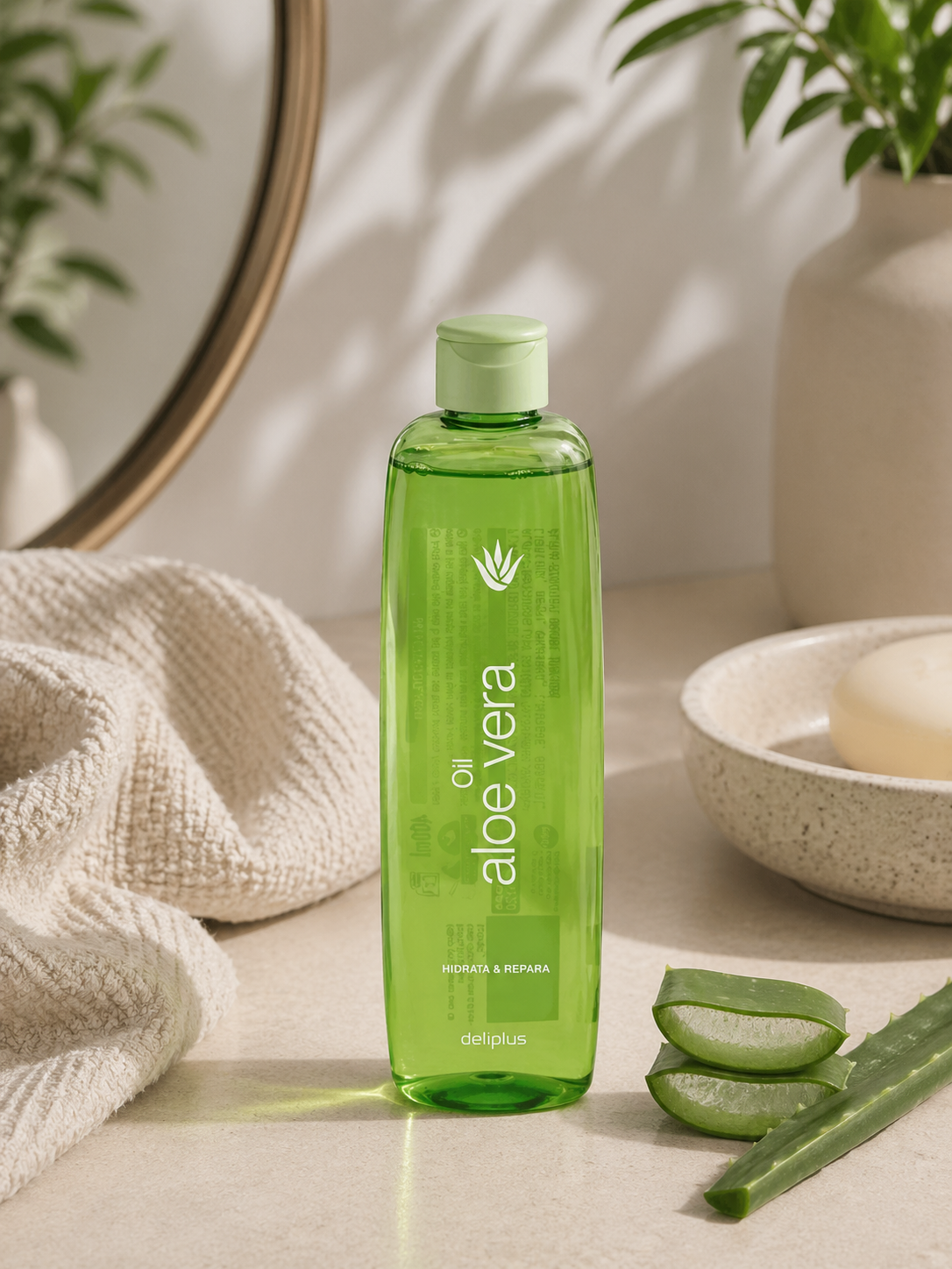 Deliplus – Huile Corporelle à l’Aloe Vera Deliplus