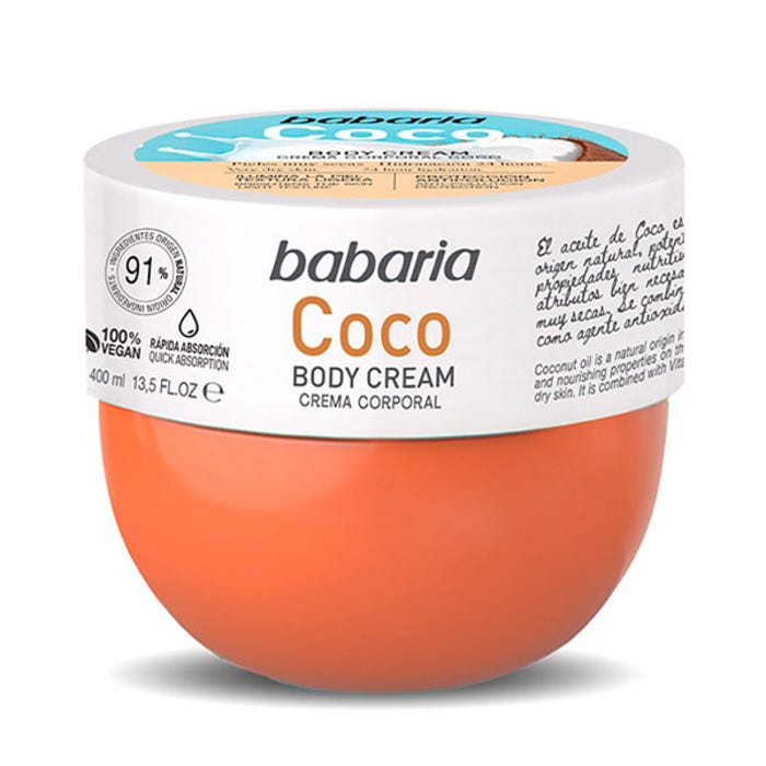 Babaria - Crème Corps à la Noix de Coco
