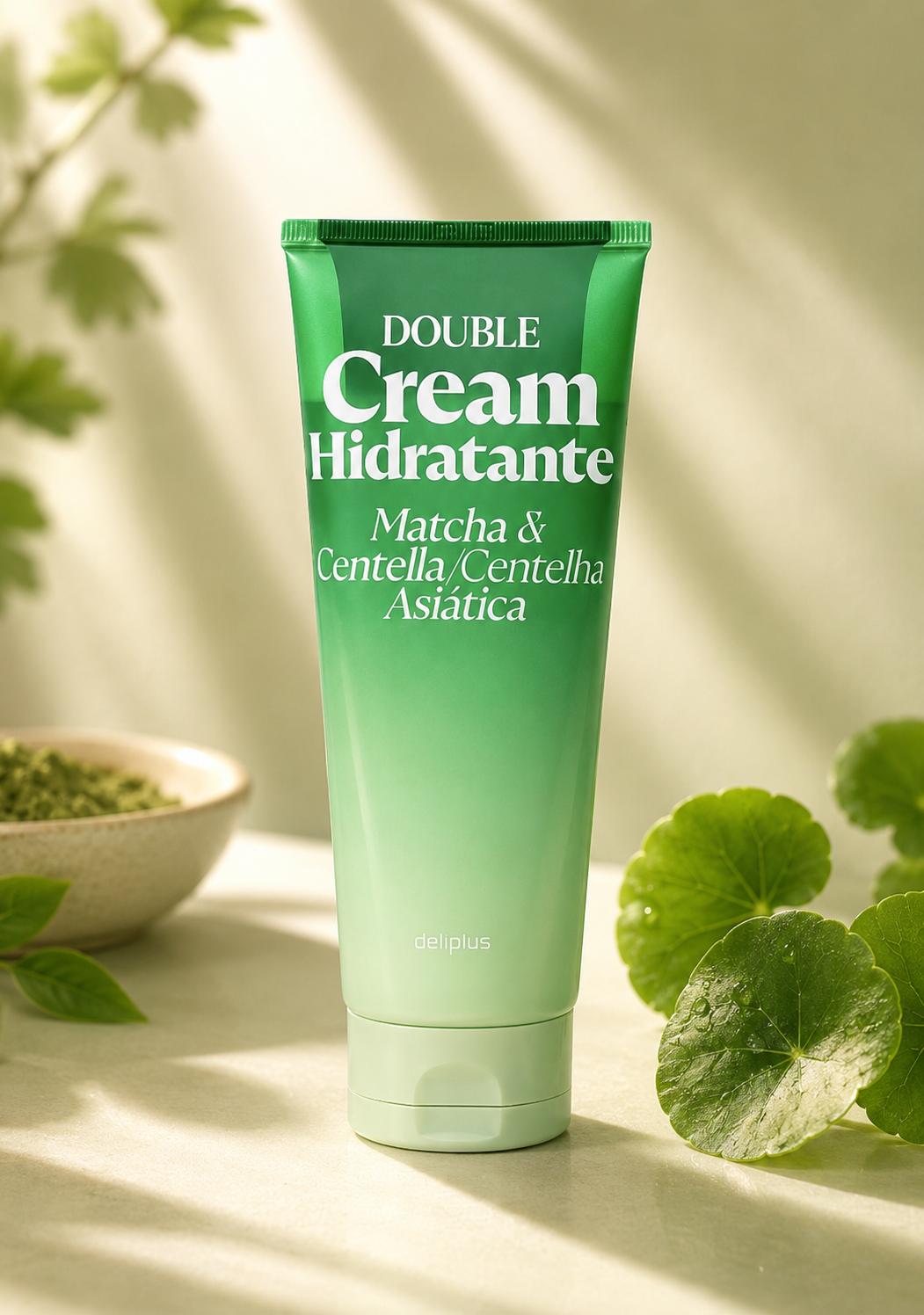 Deliplus - Double Cream Hydratante Matcha et Centella Asiatique Espanova Store