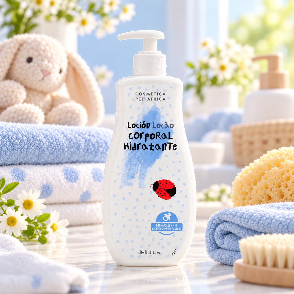 Deliplus - Lotion corporelle hydratante bébé 400 ml