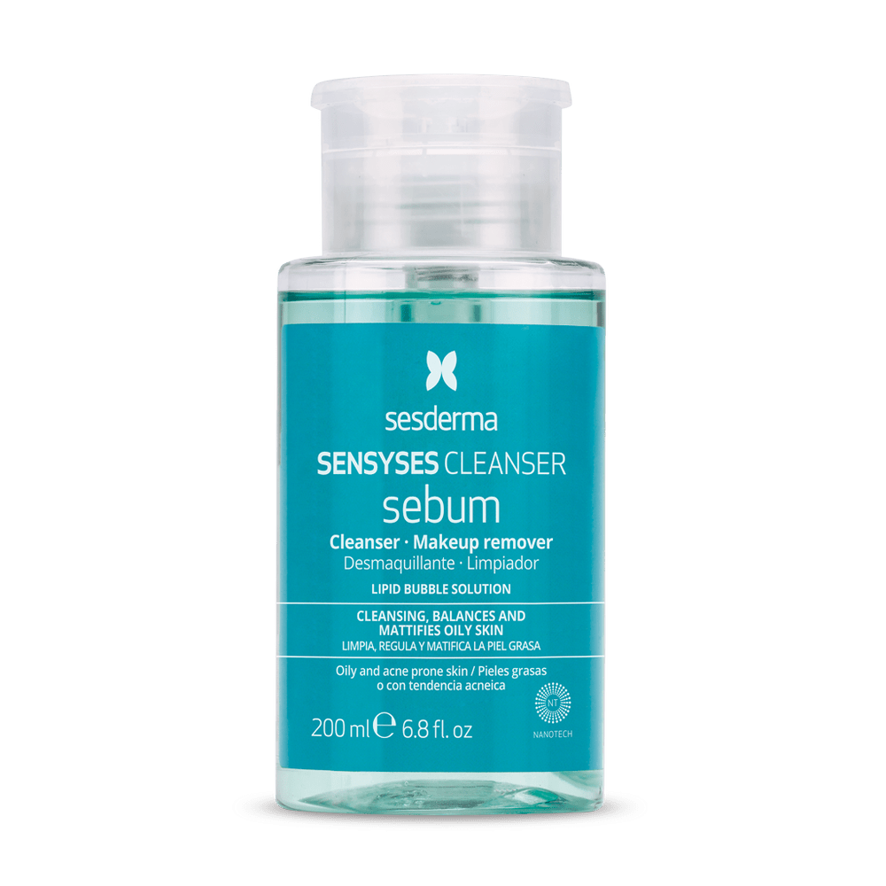 SESDERMA – Sensyses Sebum Nettoyant démaquillant peaux grasses 200 ml - Espanova Store