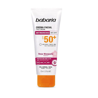 Babaria crème solaire rose musquée spf 50