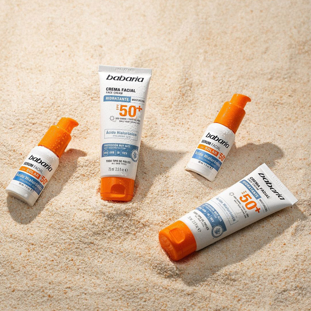 Babaria - Crème Solaire Visage SPF 50+ Anti-Taches – Rosa Mosqueta