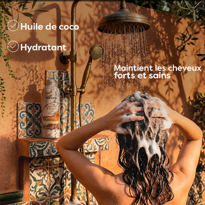 Babaria - Shampooing Coco et Biotine Hydratant et Restructurant