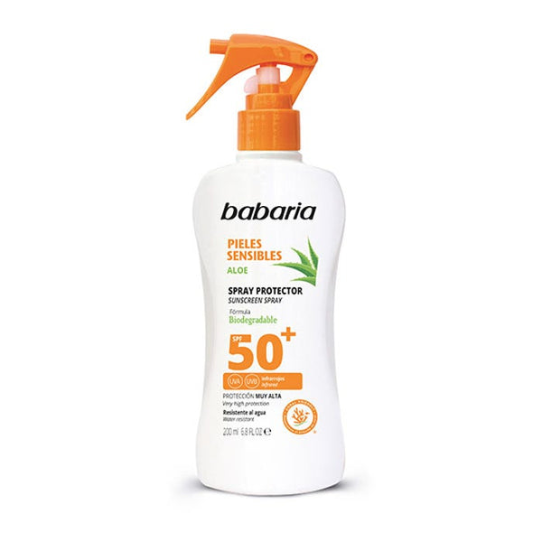 Babaria - Spray Solaire SPF 50+ Peaux Sensibles