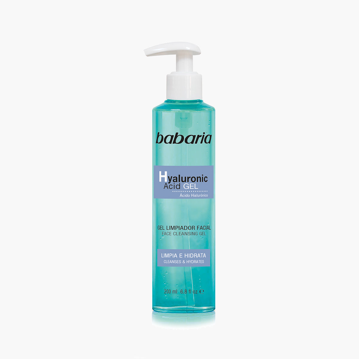 Babaria - Gel nettoyant visage à l’acide hyaluronique et niacinamide