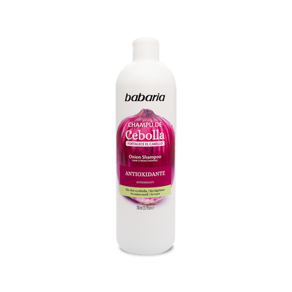 Babaria - Shampooing à l’Extrait d’Oignon Antioxydant