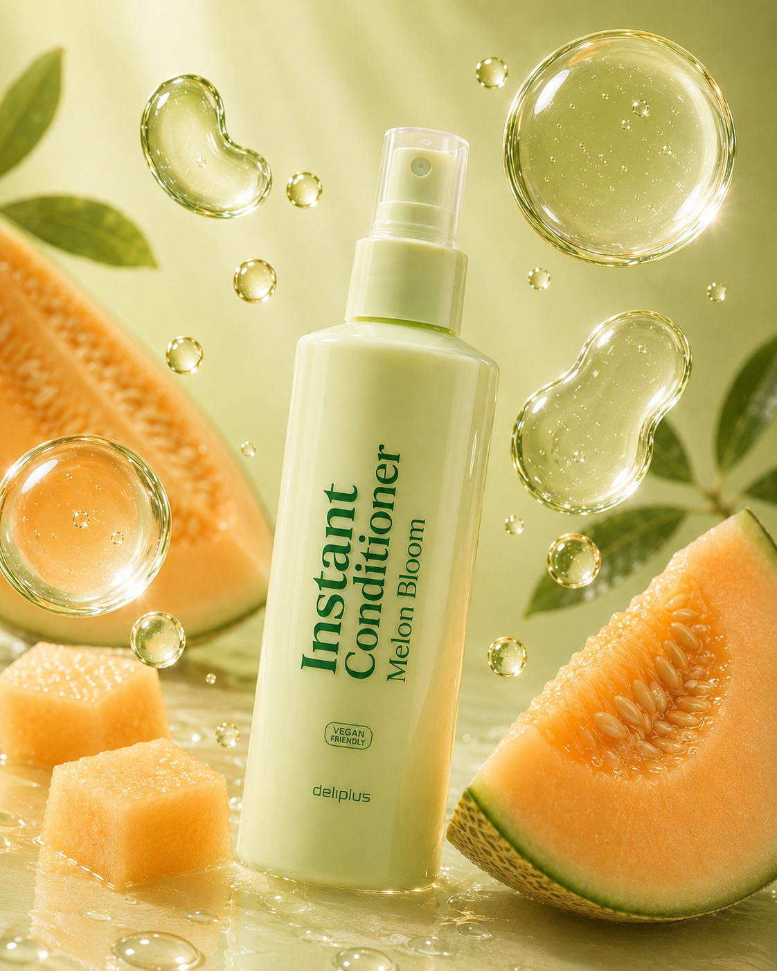 Deliplus - Après-Shampoing Instantané Melon Bloom