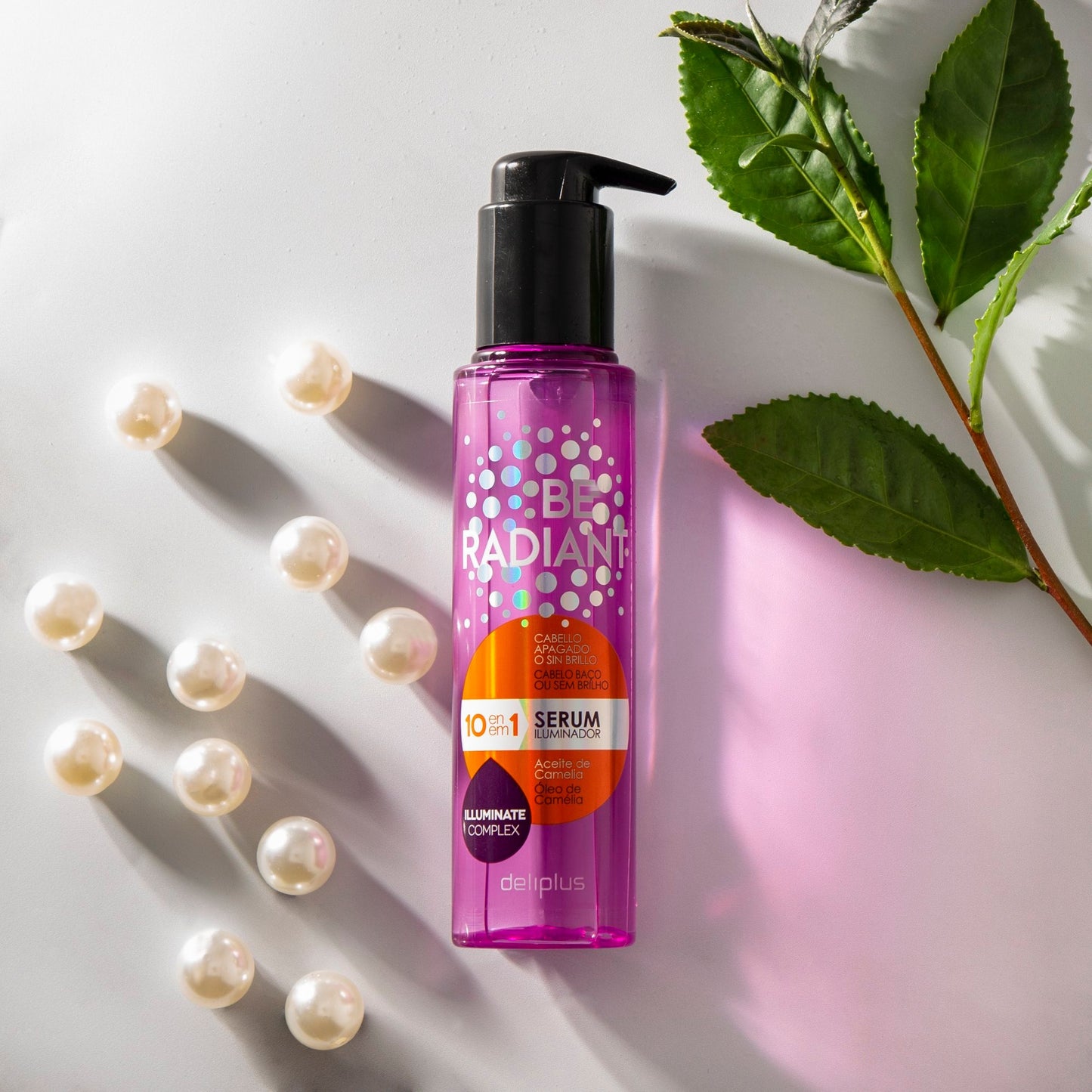 Deliplus – Sérum Capillaire 10 en 1 Be Radiant à l’Huile de Camélia