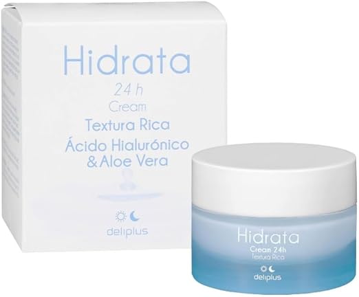 Deliplus – Crème à l'acide hyaluronique et aloe vera