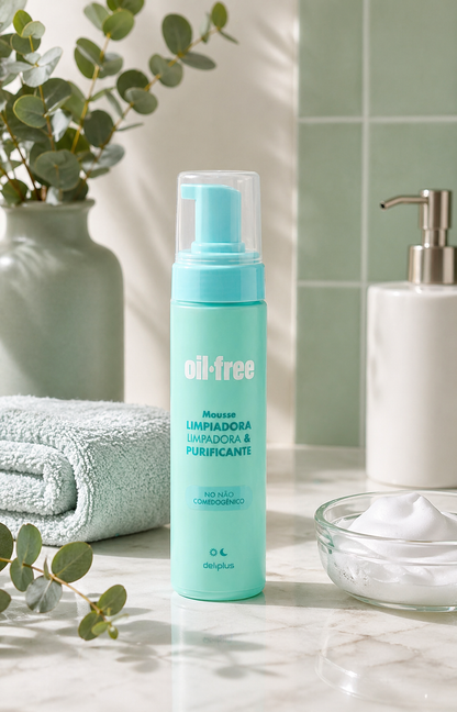 Deliplus - Mousse Nettoyante Visage Oil Free