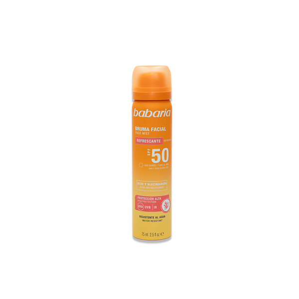Babaria brume solaire SPF 50