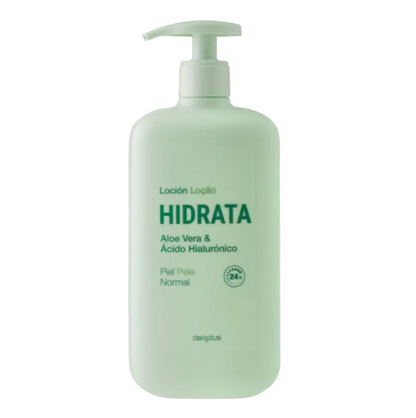 Deliplus - Lotion Corps Hydratante Aloe Vera et Acide Hyaluronique