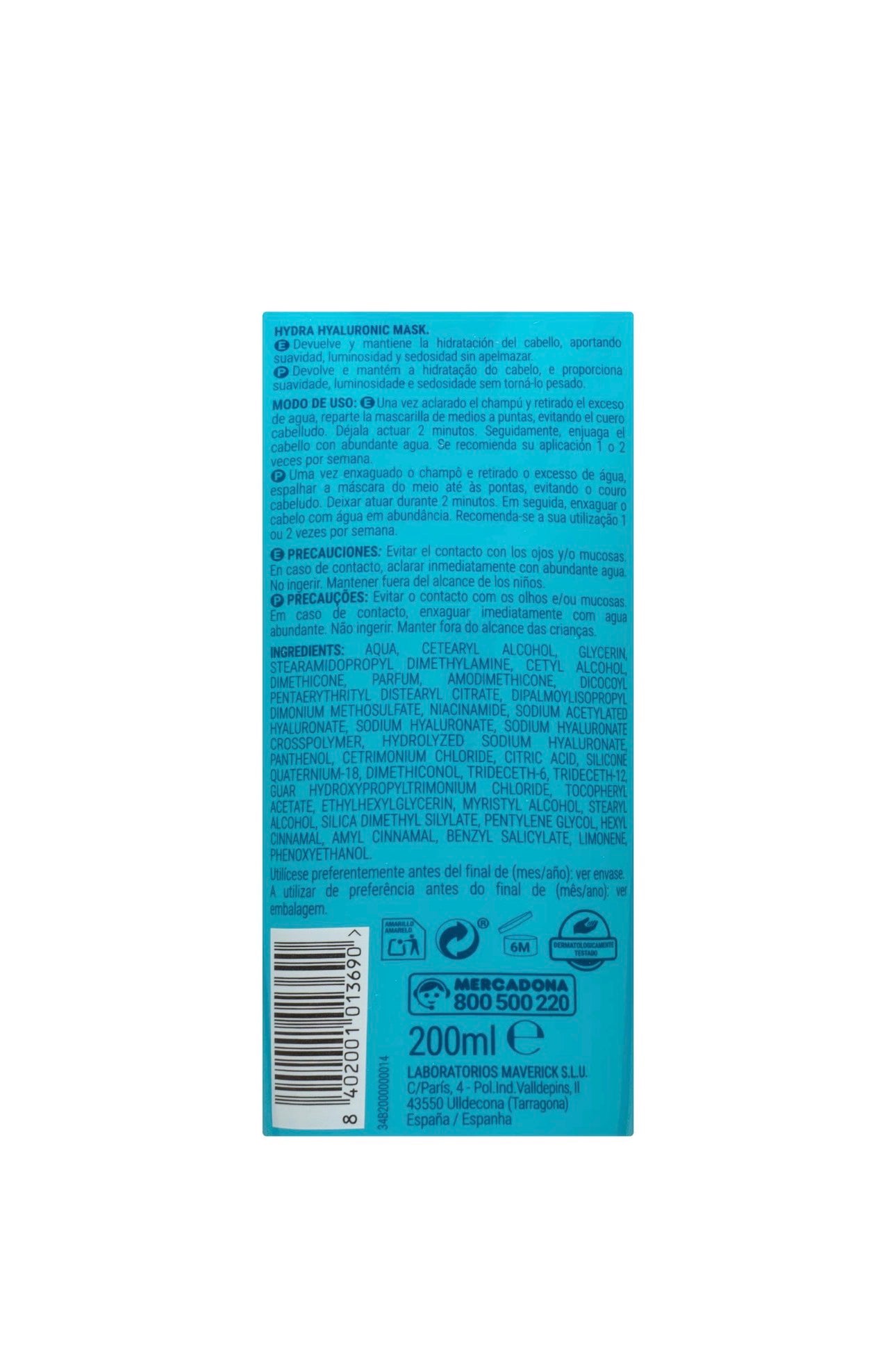 Deliplus - Hyaluronic Acid Hydrating Mask