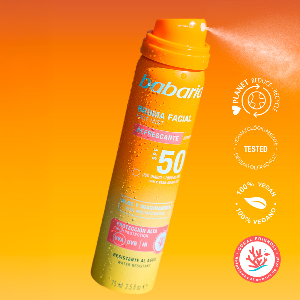 Babaria - Brume Solaire Visage SPF 50 Babaria