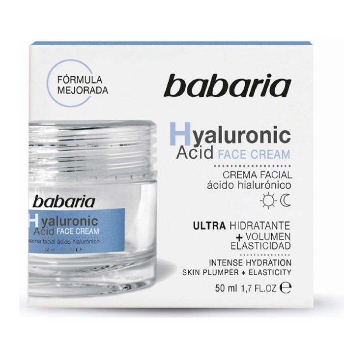 Babaria - Crème Visage Ultra-Hydratante à l'Acide Hyaluronique - Espanova Store