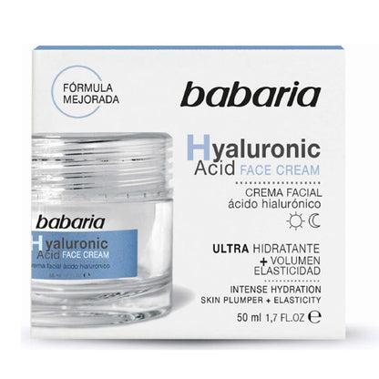 Babaria - Crème Visage Ultra-Hydratante à l'Acide Hyaluronique - Espanova Store