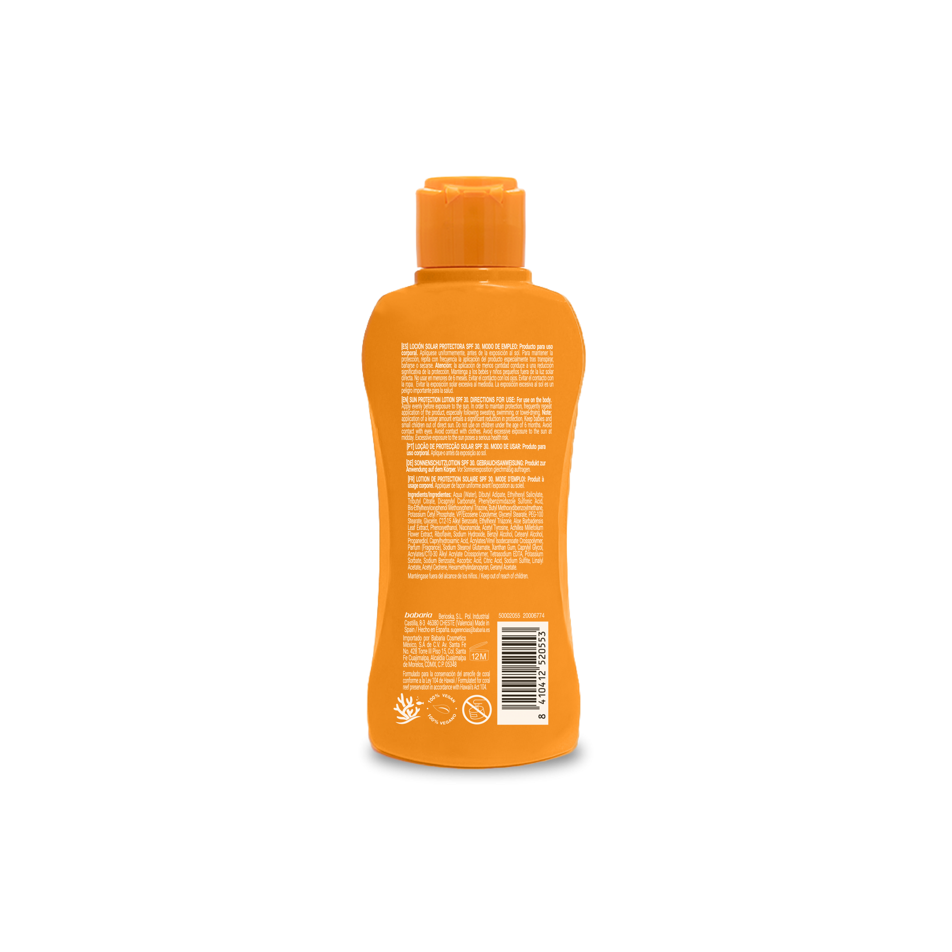 Babaria - Lait Solaire SPF 30 Bronze Babaria
