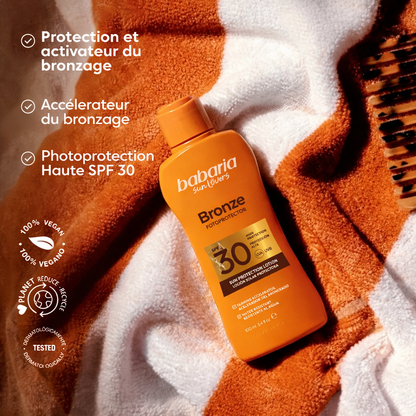 Babaria - Lait Solaire SPF 30 Bronze Babaria