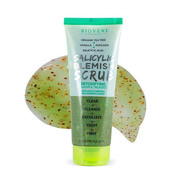 BIOVENE - Gommage Corps Détoxifiant Acide Salicylique Blemish Scrub - Espanova Store