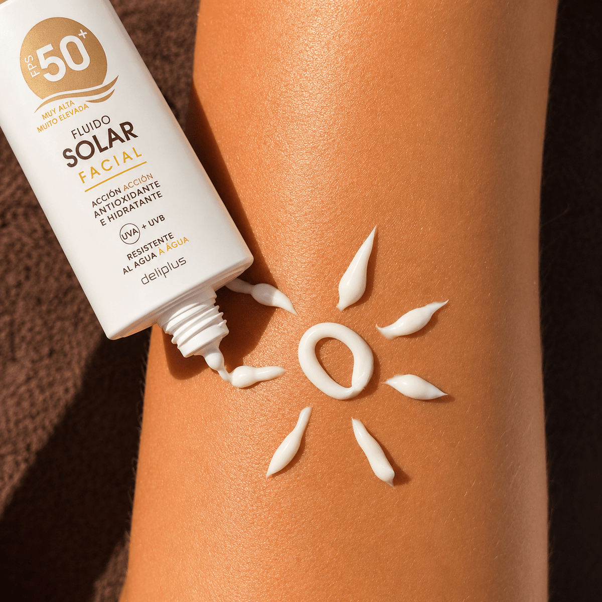 Deliplus - Fluide Solaire Visage SPF 50+ Antioxydant - Espanova Store