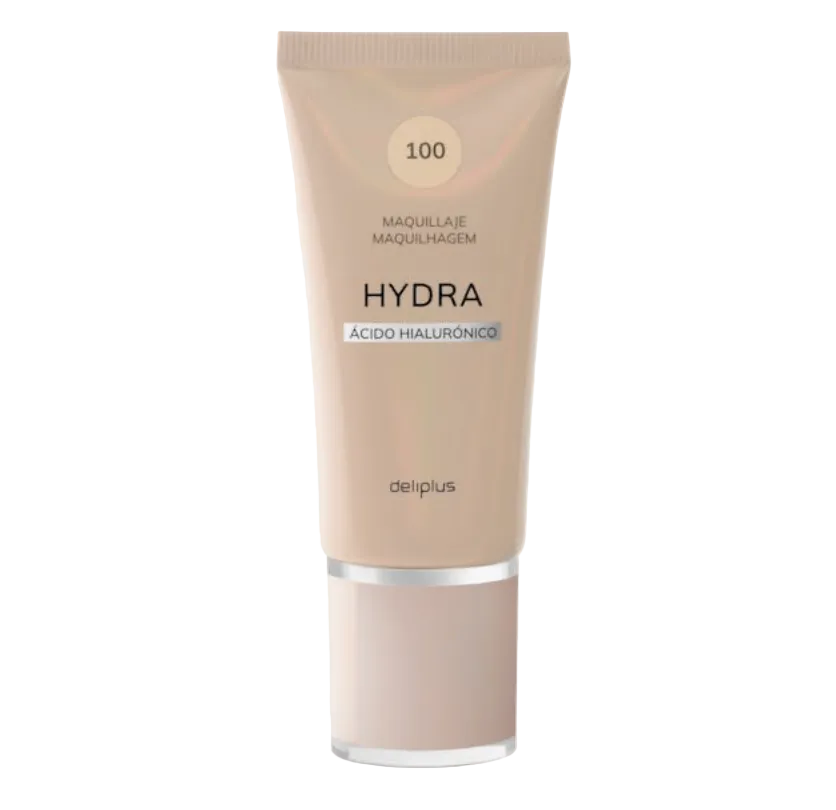 Deliplus - Fond de Teint Hydra Acide Hyaluronique – Fini Naturel Hydratant Deliplus