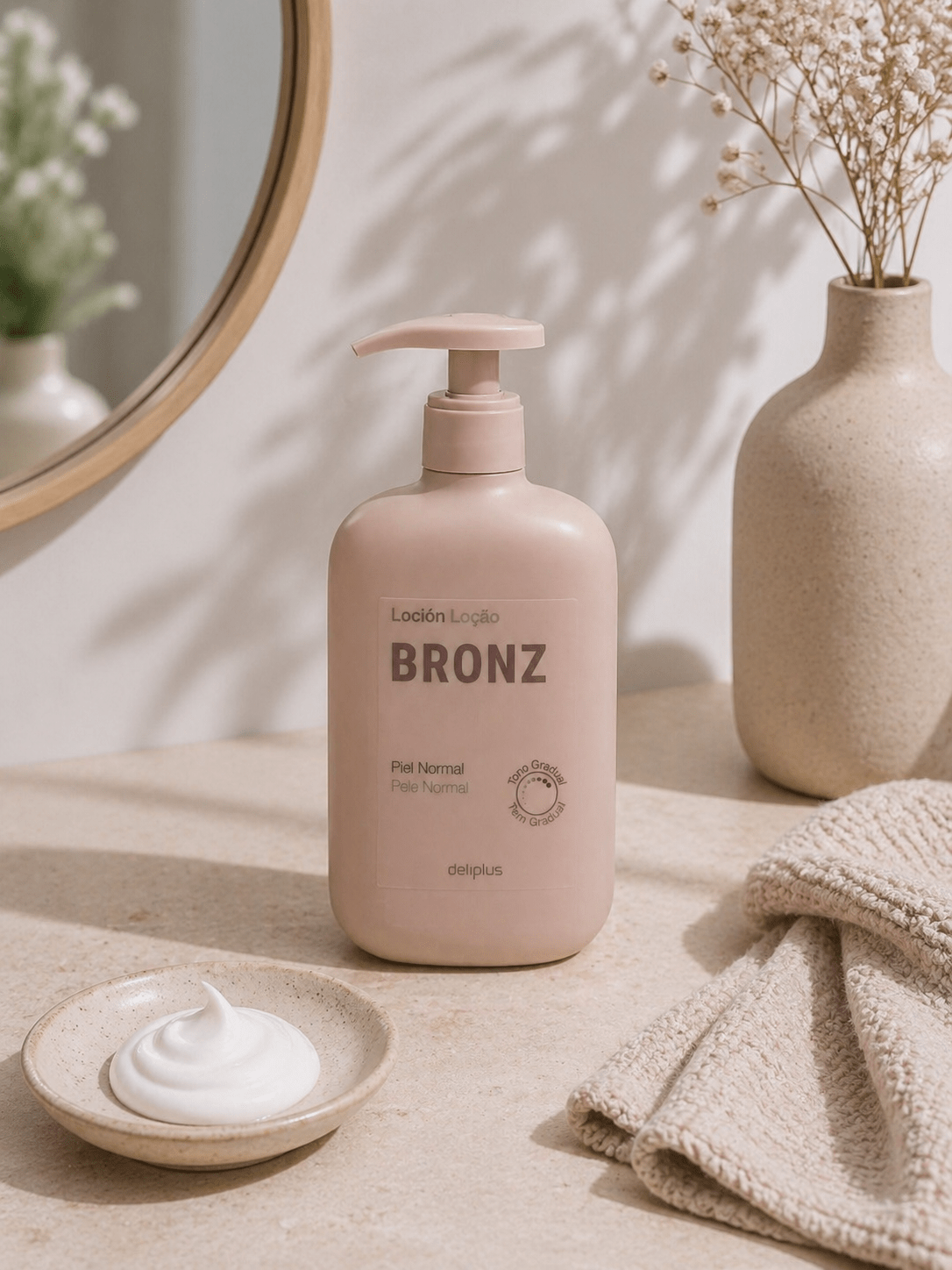 Deliplus - Lait Corps Effet Bronzé Progressif – Hydratant & Teint Naturel - Espanova Store