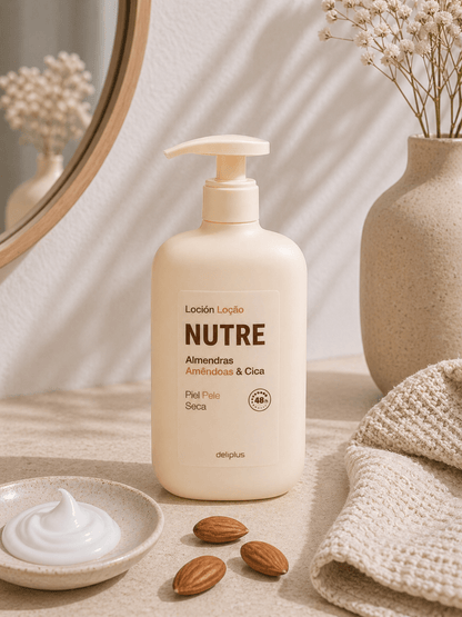 Deliplus - Lotion Corps Nourrissante Amande Douce et Cica - Espanova Store