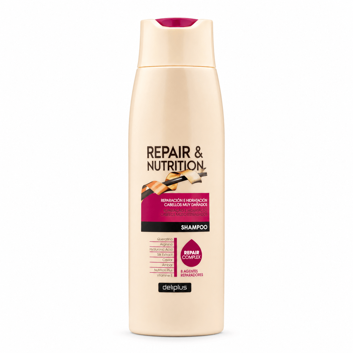 Deliplus - Routine Capillaire Repair & Nutrition - Cheveux Secs et Abîmés | 4 Produits - Espanova Store