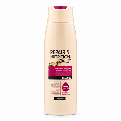Deliplus - Routine Capillaire Repair & Nutrition - Cheveux Secs et Abîmés | 4 Produits - Espanova Store