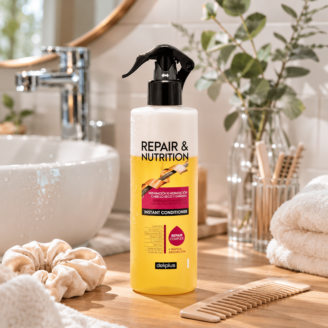 Deliplus - Spray Démêlant Réparateur Sans Rinçage - Espanova Store