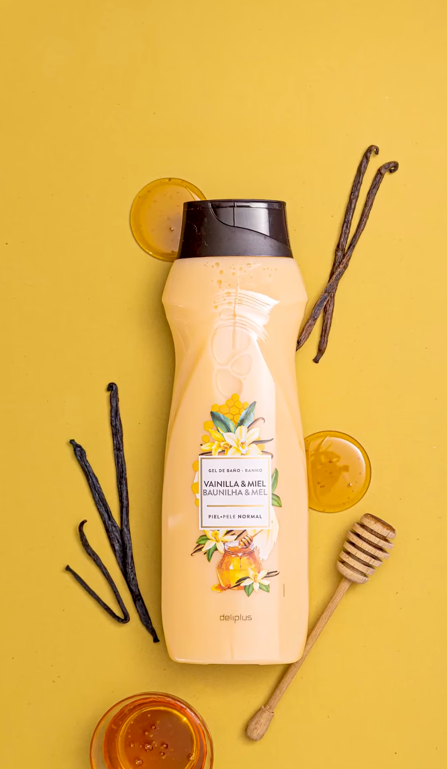 Deliplus – Gel de Bain Multiparfums Gourmands