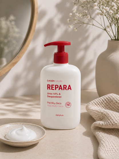 Deliplus - Lotion Réparatrice Corps 10% Urée et Dexpanthéno