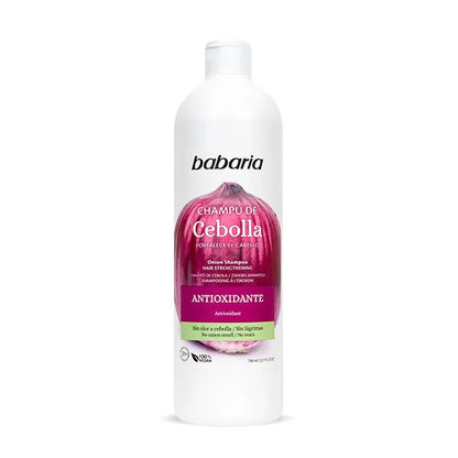 Babaria - Shampooing à l’Extrait d’Oignon Antioxydant