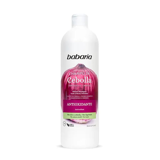 Babaria - Shampooing à l’Extrait d’Oignon Antioxydant