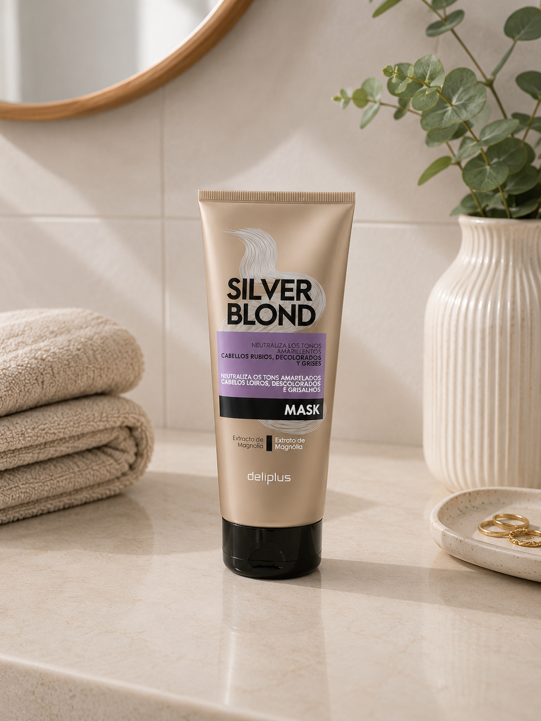Deliplus - Blonde and Grey Toning Mask